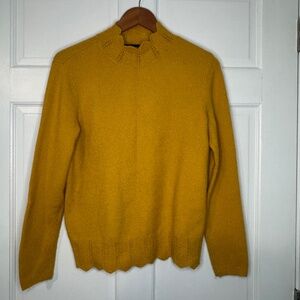 Liz Claiborne Gold Mock Neck Sweater - size L large